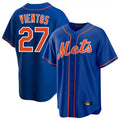 NY.Mets #27 Mark Vientos Player Royal Home Game Gdoa Stitched Jerseys