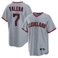 C.Guardians #7 George Valera Player Gray Home Game Gdoa Stitched Jerseys