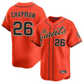 SF.Giants #26 Matt Chapman Player Orange Home Limited Stitched Jerseys