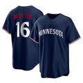 M.Twins #16 Austin Martin Player Navy Replica Alternate Home Gdoa Stitched Jerseys