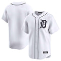 D.Tigers ## Tigers Blank Player White Home Limited Gdoa Stitched Jerseys