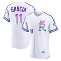 KC.Royals #11 Maikel Garcia Player White 2026 City Connect Limited Elite Home Gdoa Stitched Jerseys