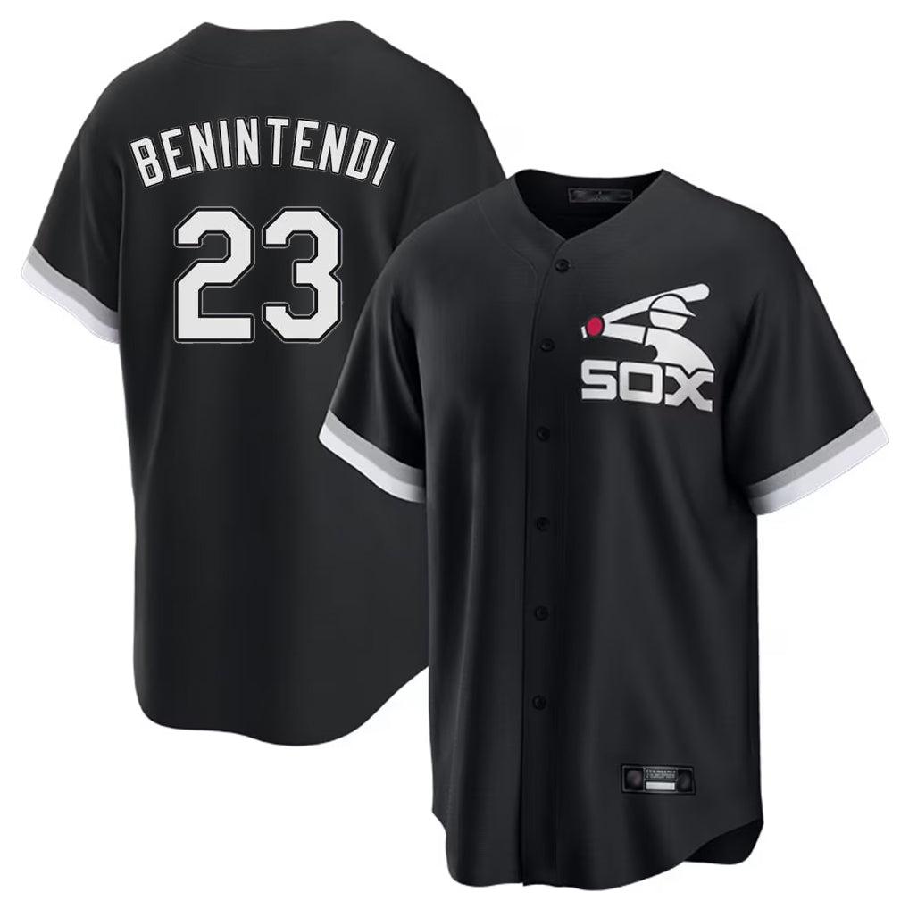 C.White Sox #23 Andrew Benintendi Player Black Spring Training Game Gdoa Stitched Jerseys