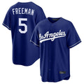 LA.Dodgers #5 Freddie Freeman Player Royal Game Gdoa Stitched Jerseys