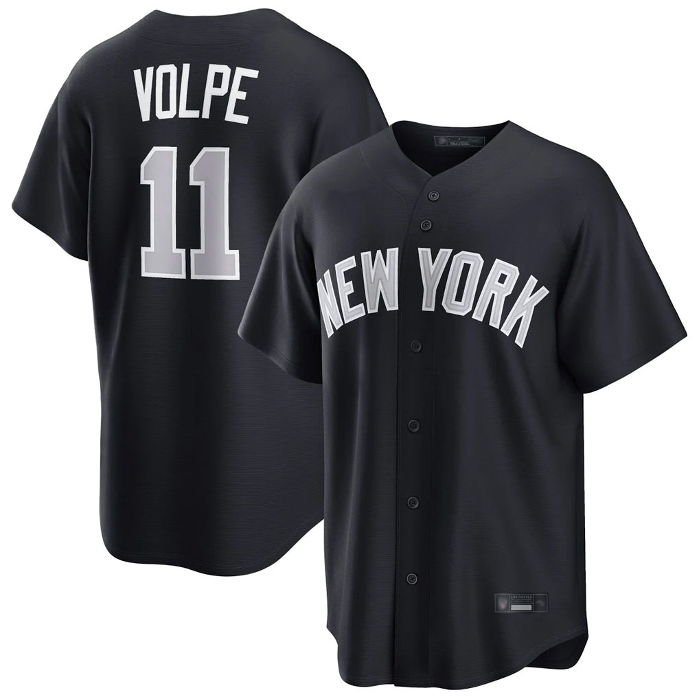 NY.Yankees #11 Anthony Volpe Player Navy Home Game Stitched Jerseys