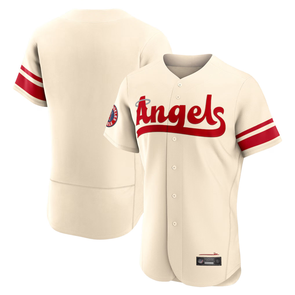 LA.Angels ## Angels Blank Player Cream City Connect Limited ELite Home Gdoa Stitched Jerseys