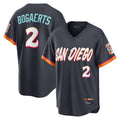 S.Diego Padres #2 Xander Bogaerts Player Obsidian 2026 City Connect Home Limited T-shirt Stitched Jerseys