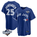 T.Blue Jays #25 Anthony Santander Player Navy 2025 World Series Home Limited Gdoa Stitched Jerseys