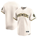 M.Brewers ## Brewers Blank Player Cream Home Limited Game Gdoa Stitched Jerseys