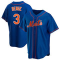 NY.Mets #3 Carson Benge Player Royal Home Game Gdoa Stitched Jerseys