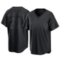 C.Cubs #25 Mois¨¦s Ballesteros Player Black T-shirt Home Game Gdoa Stitched Jerseys