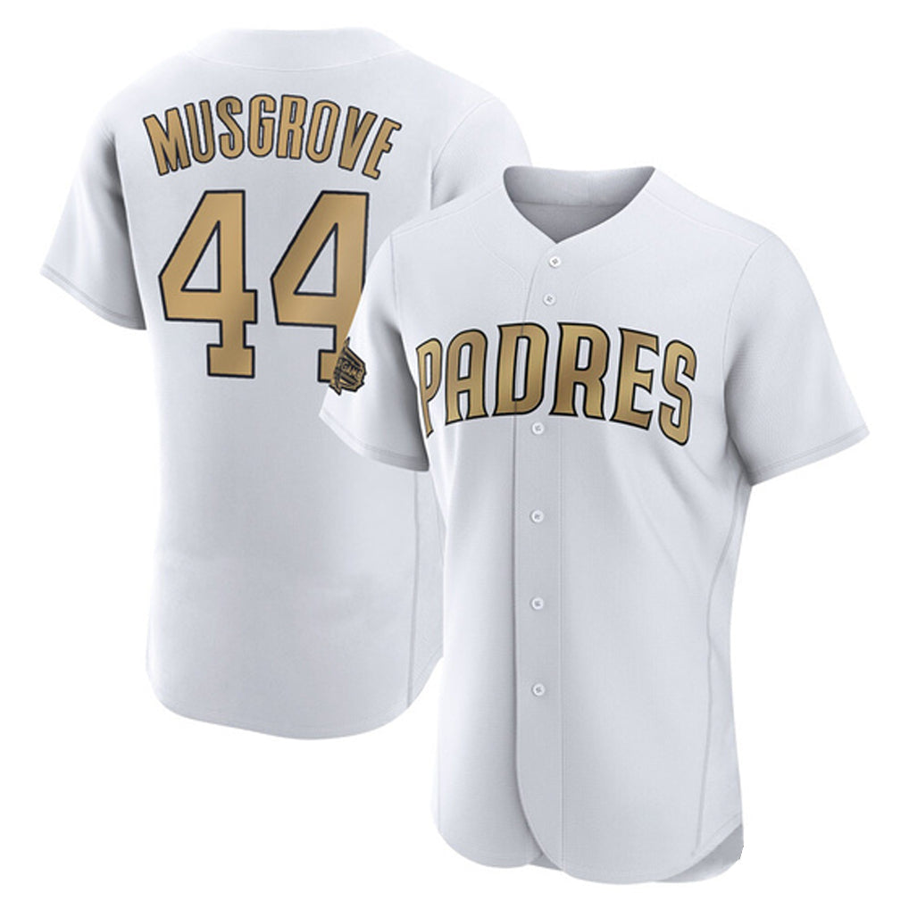 S.Diego Padres #44 Joe Musgrove Player Gold All-Star Home Limited Elite Stitched Jerseys