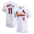 St. Louis Cardinals #11 Victor Scott II Player White Home Limited Elite Stitched Jerseys