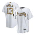 A.Braves #13 Ronald Acun?a Jr. Player White All-Star Stitched Jerseys