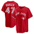 T.Blue Jays #47 Addison Barger Player Red Home Limited Game Gdoa Stitched Jerseys