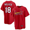 St. Louis Cardinals #18 Jordan Walker Player Red Home Game Stitched Jerseys