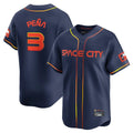 H.Astros #3 Jeremy Pena Player Navy City Connect Home Limited Gdoa Stitched Jerseys