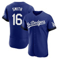 LA.Dodgers #16 Will Smith Player Royal City Connect Elite Home Gdoa Stitched Jerseys