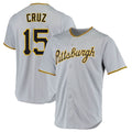 P.Pirates #15 Oneil Cruz Player Gray Road Home Game Stitched Jerseys