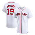 B.Red Sox #19 Roman Anthony Player White Limited Elite Home Game Gdoa Stitched Jerseys