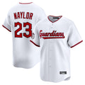 C.Guardians #23 Bo Naylor Player White Limited Home Game Gdoa Stitched Jerseys