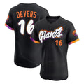 SF.Giants #16 Rafael Devers Player Black 2025 City Connect Home Limited Elite Gdoa Stitched Jerseys