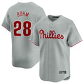 P.Phillies #28 Alec Bohm Player Gray Home Limited Gdoa Stitched Jerseys