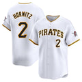 P.Pirates #2 Spencer Horwitz Player White Home Limited Gdoa Stitched Jerseys