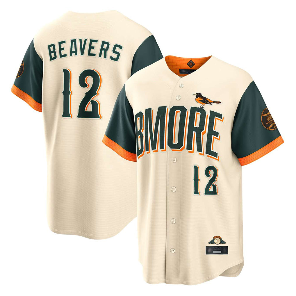 B.Orioles #12 Dylan Beavers Player Cream 2026 City Connect Home Game Gdoa Stitched Jerseys