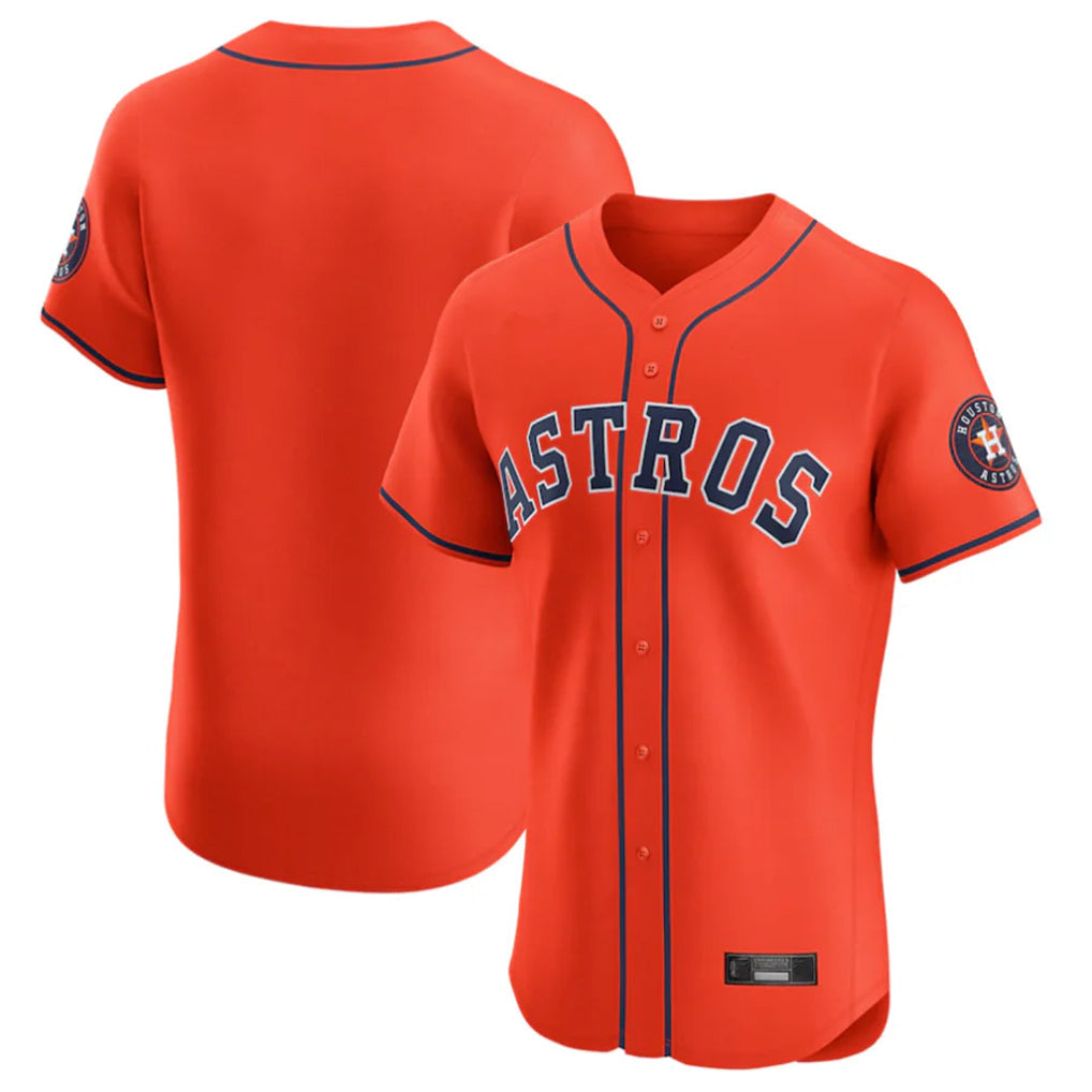 H.Astros ## Astros Blank Player Orange Home Limited Elite Gdoa Stitched Jerseys