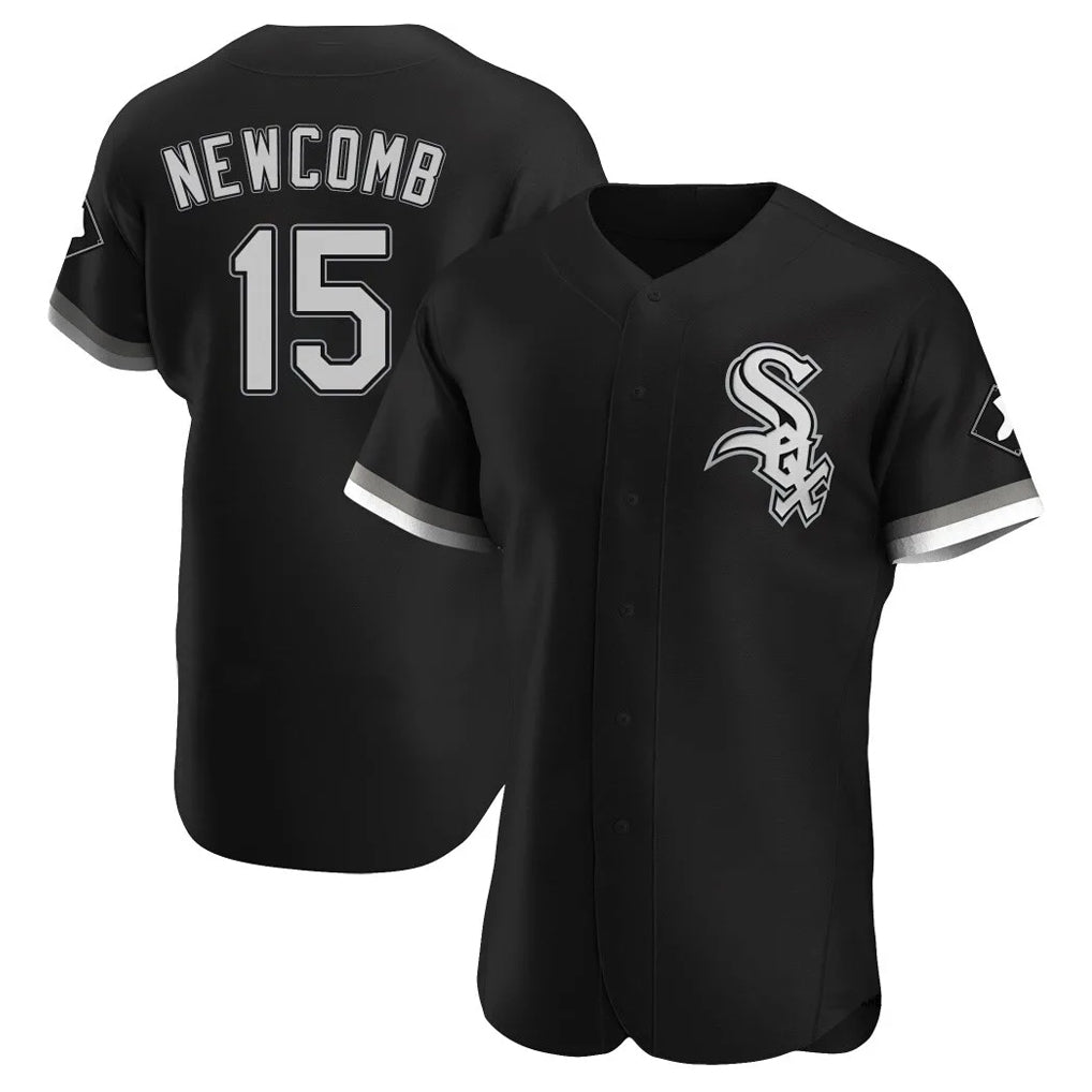 C.White Sox #15 Sean Newcomb Player Black Limited Elite Home Gdoa Stitched Jerseys