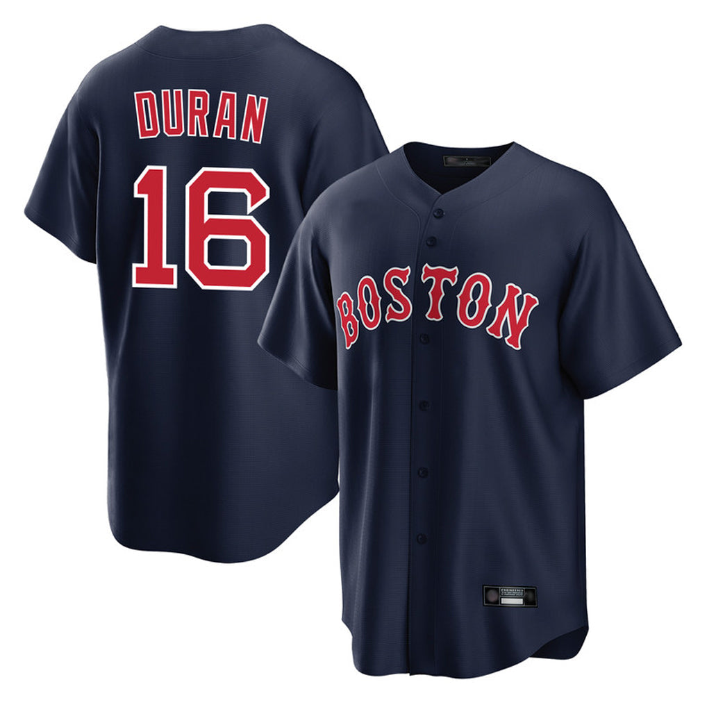 B.Red Sox #16 Jarren Duran Player Navy Home Game Gdoa Stitched Jerseys