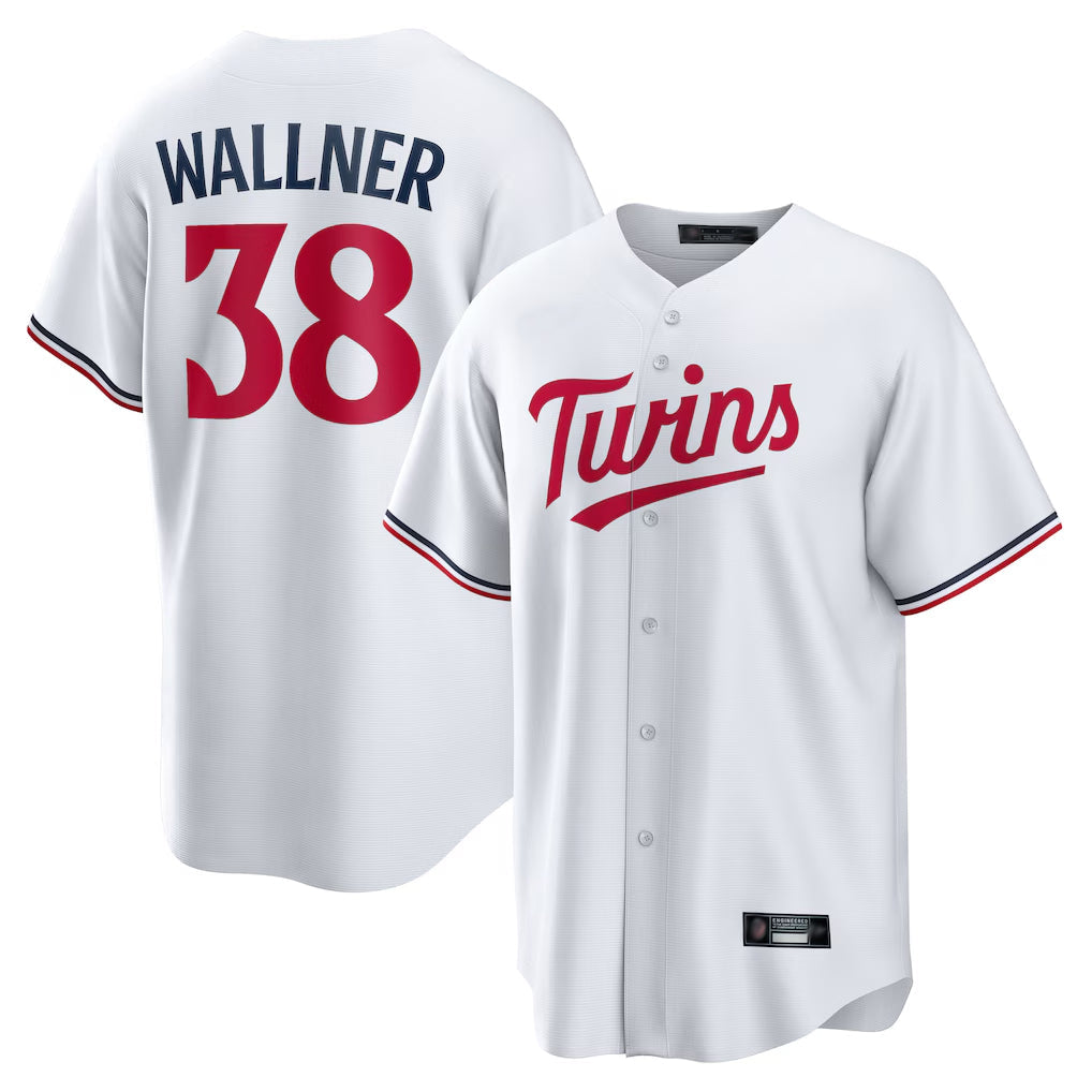 M.Twins #38 Matt Wallner Player White Home Game Gdoa Stitched Jerseys