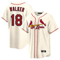 St. Louis Cardinals #18 Jordan Walker Player Cream Home Game Stitched Jerseys