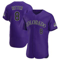 C.Rockies #8 Ryan Ritter Player Purple Limited Elite Home Gdoa Stitched Jerseys