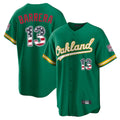 Athletics #13 Luis Barrera Player Kelly Green USA 250 Fourth of July Home Game Gdoa250Ys Stitched Jerseys