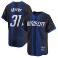 D.Tigers #31 Riley Greene Player Navy City Connect Home Limited Gdoa Stitched Jerseys