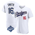 LA.Dodgers #16 Will Smith Player Gold White World Series Meet 2026 Collection Stadium Limited Elite Gdoa Stitched Jerseys