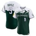 C.Rockies #9 Brenton Doyle Player Green City Connect Limited Elite Home Gdoa Stitched Jerseys