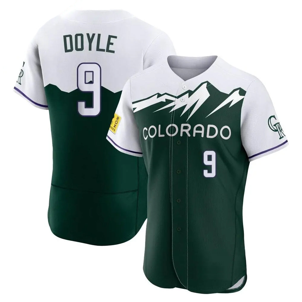 C.Rockies #9 Brenton Doyle Player Green City Connect Limited Elite Home Gdoa Stitched Jerseys