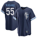 KC.Royals #55 Cole Ragans Player Navy City Connect Home Game Gdoa Stitched Jerseys