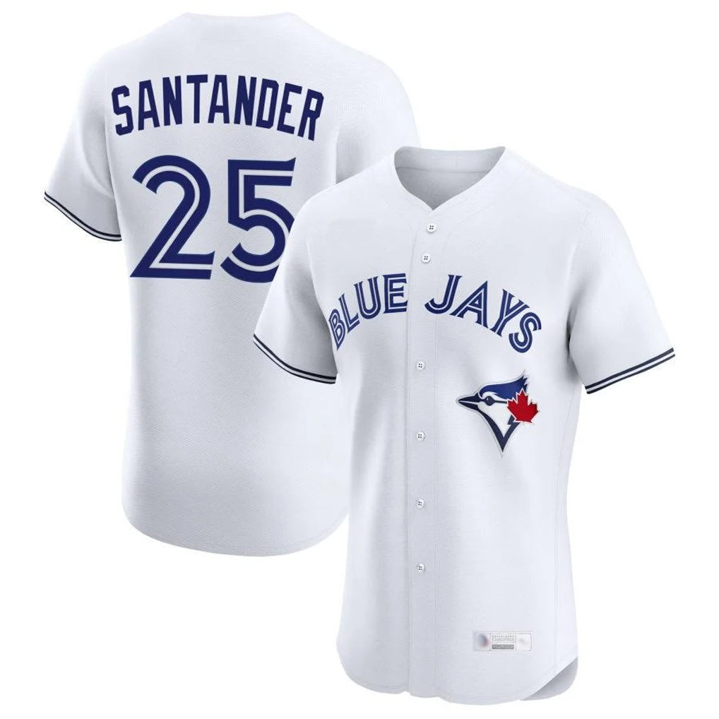 T.Blue Jays #25 Anthony Santander Player White Elite Limited Home Gdoa Stitched Jerseys