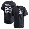 D.Tigers #29 Tarik Skubal Player Navy Home Limited Game Gdoa Stitched Jerseys