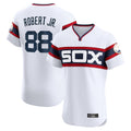 C.White Sox #88 Luis Robert Jr Player White T-shirt Limited Elite Home Gdoa Stitched Jerseys