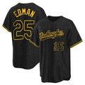 LA.Dodgers #25 Tommy Edman Player Black Snake Skin City Game Home Gdoa Stitched Jerseys