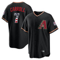 A.Diamondbacks #7 Corbin Carroll Player Black USA 250 Fourth of July Game Home Gdoa250Ys Stitched Jerseys