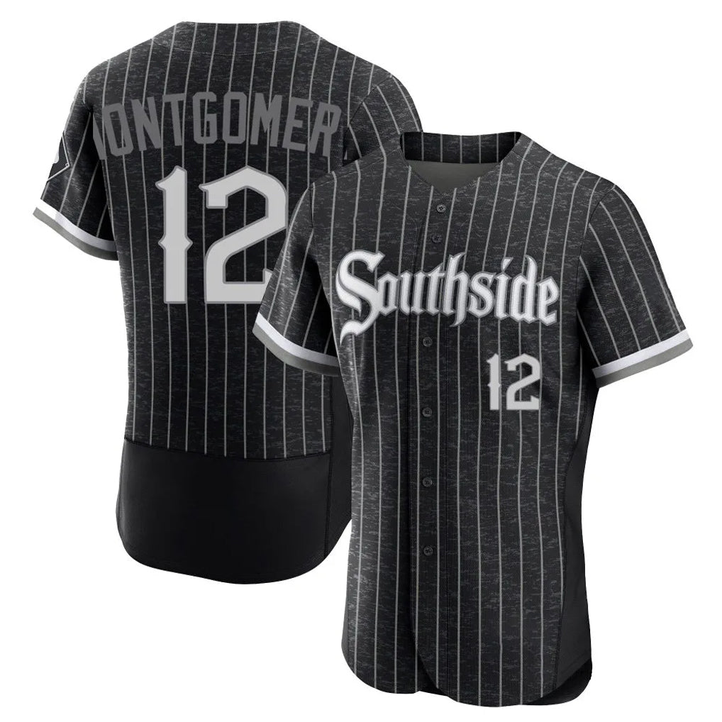 C.White Sox #12 Colson Montgomery Player Black City Connect Limited Elite Home Gdoa Stitched Jerseys