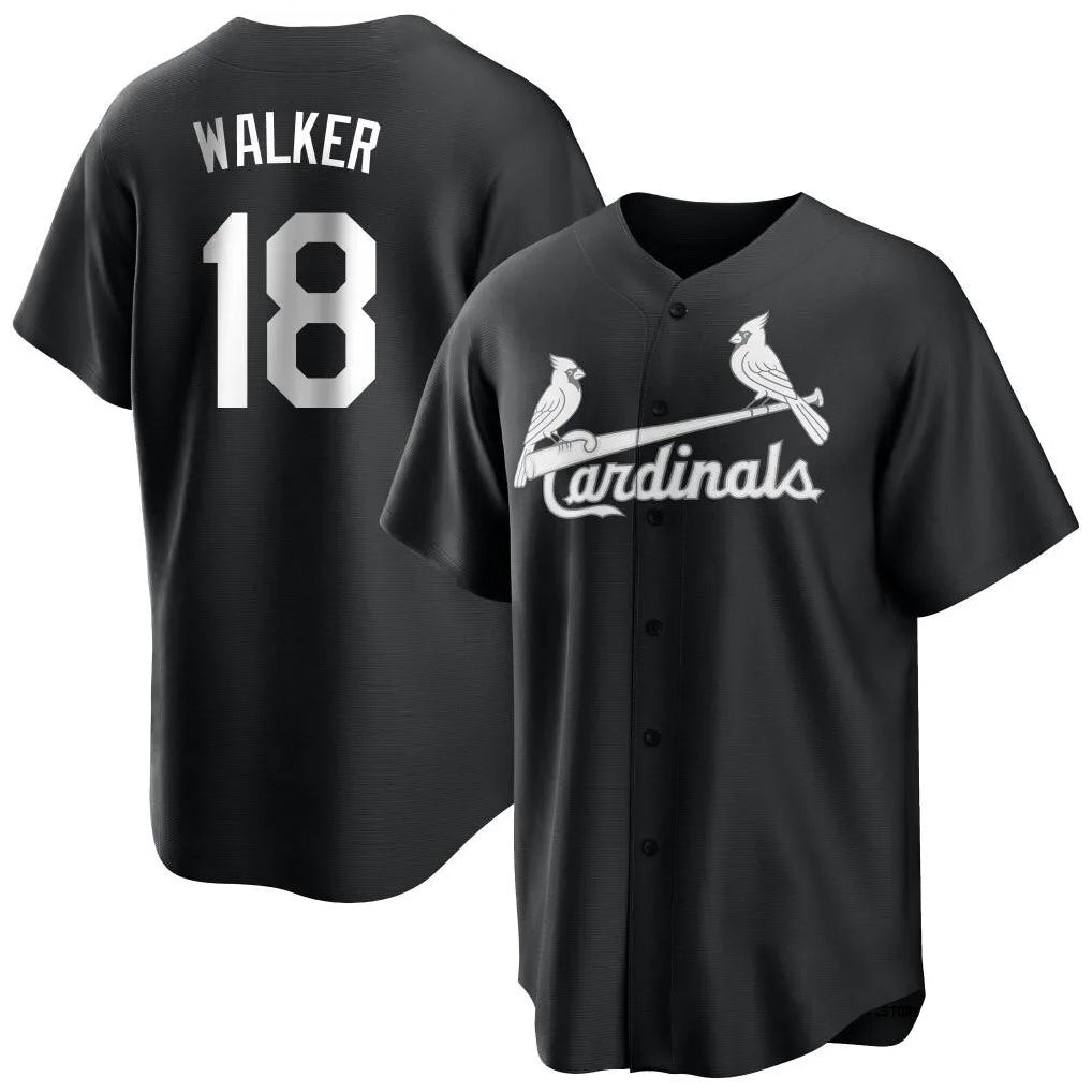 St. Louis Cardinals #18 Jordan Walker Player Black City Connect Home Limited Gdoa Stitched Jerseys