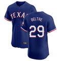 T.Rangers #29 Adrian Beltre Player Royal Home Limited Elite Stitched Jerseys