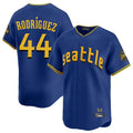 S.Mariners #44 Julio Rodriguez Player Royal City Connect Home Limited Stitched Jerseys